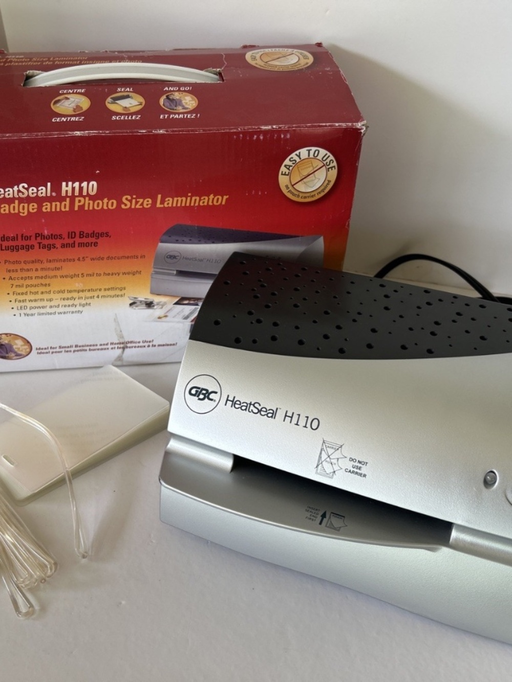 GBC Heat Seal H110 - Hot or Cold Photo ID Laminator Heatseal,  #1702750